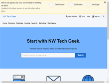 Tablet Screenshot of nwtechgeek.com